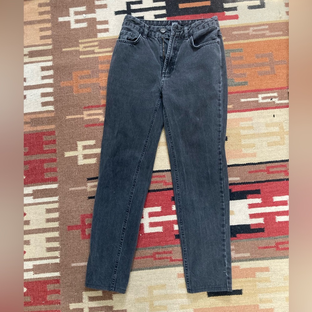 BDG Black High Rise Mom Jeans